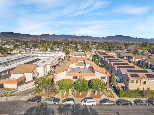 9414 Moonbeam Ave Unit 18, Panorama City, CA 91402 - aerial perspective of suburban area featuring a mountain backdrop