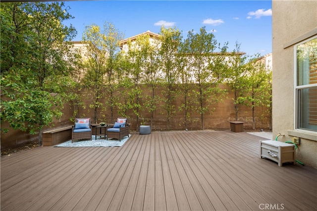 74 Gainsboro, Irvine, CA 92620 - wooden deck featuring a fenced backyard