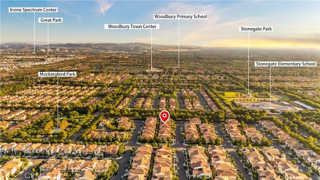 74 Gainsboro, Irvine, CA 92620 - view of property location featuring nearby suburban area and mountains