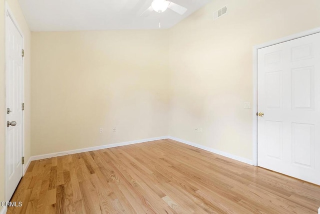 260262 Acacia St, Altadena, CA 91001 - unfurnished bedroom featuring light wood-type flooring, baseboards, and ceiling fan