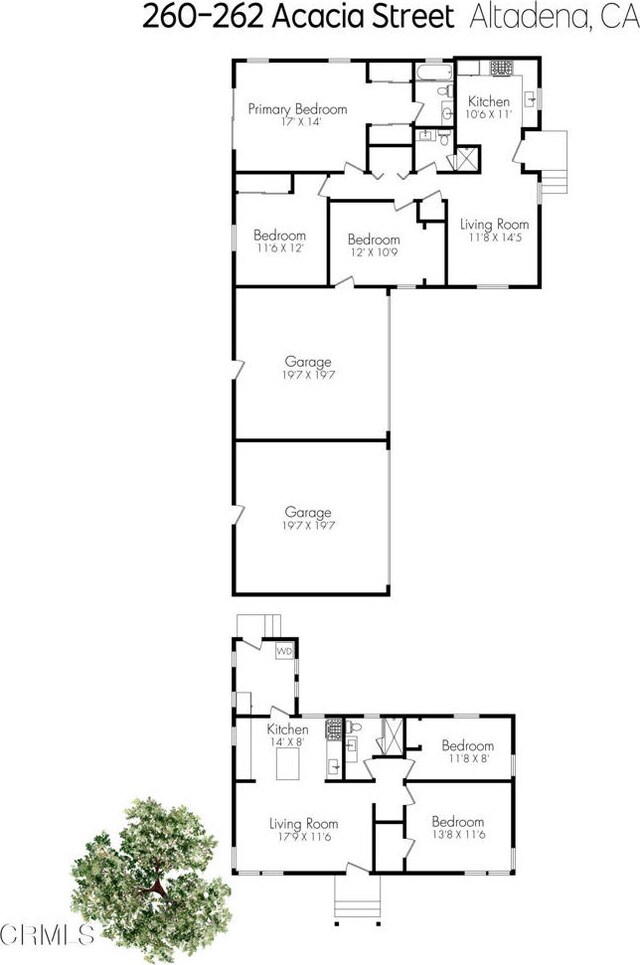 260262 Acacia St, Altadena, CA 91001 - floor plan / room layout
