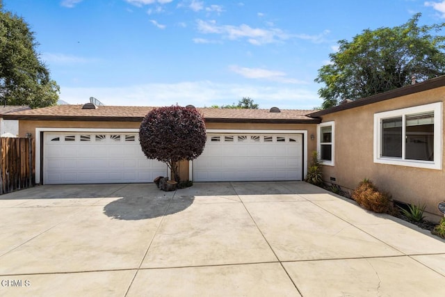 260262 Acacia St, Altadena, CA 91001 - ranch-style house with concrete driveway, stucco siding, and a garage