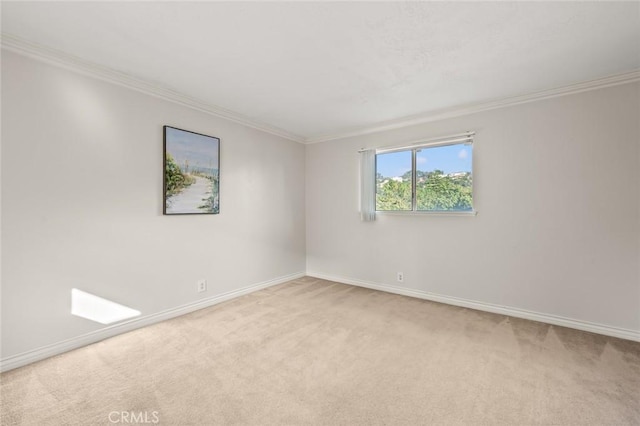 22443 Robin Oaks, Diamond Bar, CA 91765 - empty room featuring light carpet, crown molding, and baseboards