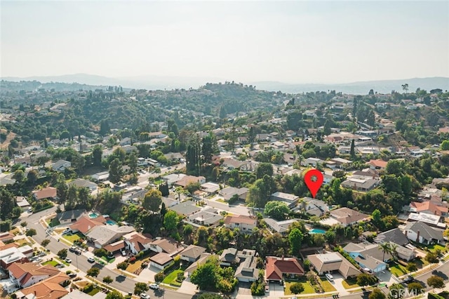 22443 Robin Oaks, Diamond Bar, CA 91765 - aerial overview of property's location with nearby suburban area