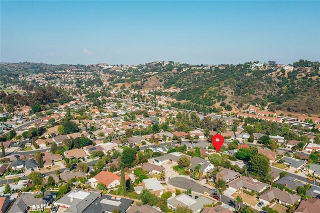22443 Robin Oaks, Diamond Bar, CA 91765 - aerial view of property's location with nearby suburban area