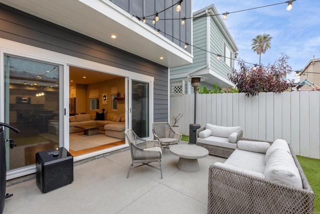 867 Wilbur Ave, San Diego, CA 92109 - view of patio with outdoor lounge area