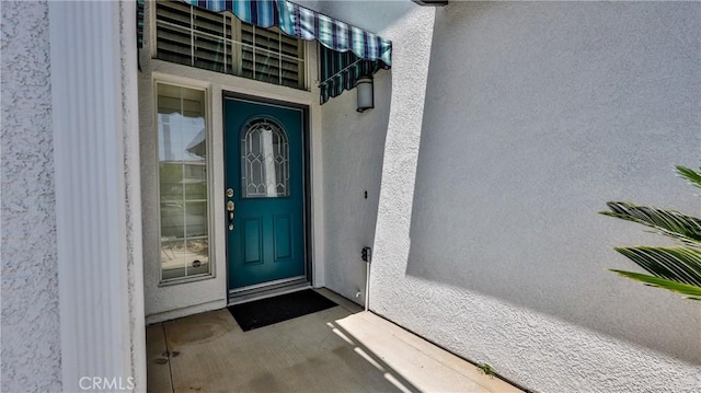 22820 Lark St, Grand Terrace, CA 92313 - view of exterior entry with stucco siding