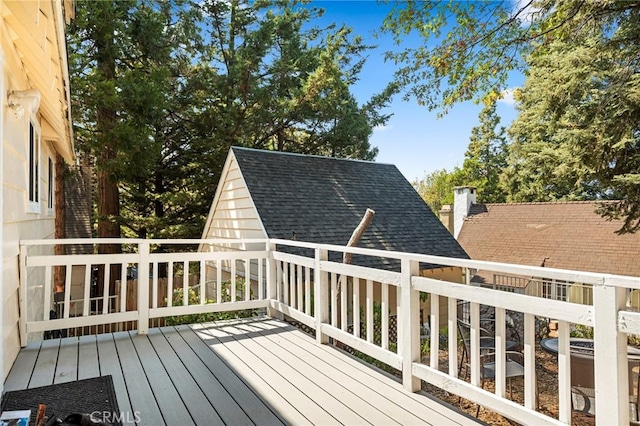 186 Hemlock Dr, Lake Arrowhead, CA 92352 - view of deck
