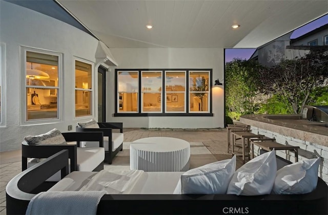 31 Harcourt, Newport Coast, CA 92657 - view of patio featuring an outdoor living space