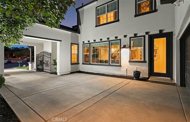 31 Harcourt, Newport Coast, CA 92657 - back of property with stucco siding