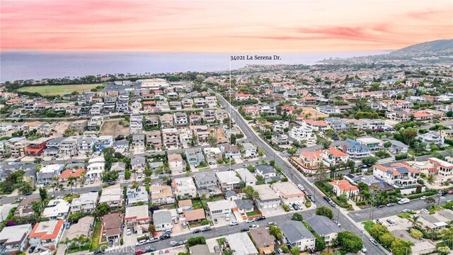34021 La Serena Dr, Dana Point, CA 92629 - aerial view at dusk of a mountain view and a residential view