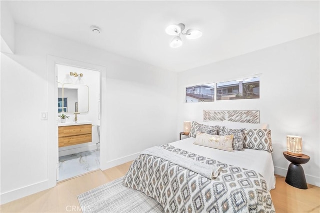 34021 La Serena Dr, Dana Point, CA 92629 - bedroom featuring wood finished floors, baseboards, and ensuite bath