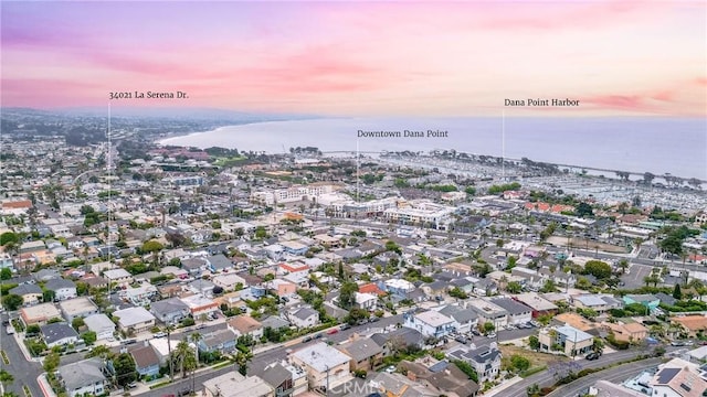 34021 La Serena Dr, Dana Point, CA 92629 - aerial view at dusk of a water view