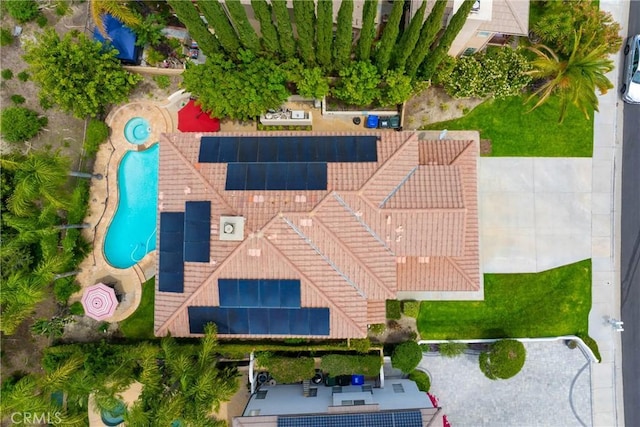 25815 Forsythe Way, Stevenson Ranch, CA 91381 - bird's eye view of a pool area