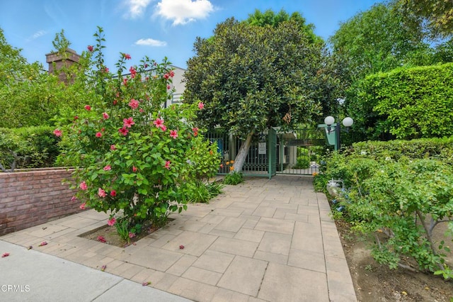 18751 Hatteras St Unit 13, Tarzana, CA 91356 - view of patio featuring a gate