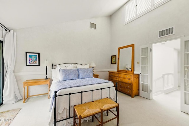 18751 Hatteras St Unit 13, Tarzana, CA 91356 - bedroom with light carpet and high vaulted ceiling