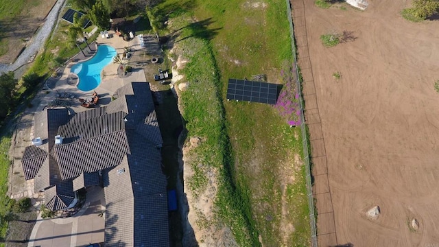 11606 Mesa Verde Dr, Valley Center, CA 92082 - aerial view of property and surrounding area featuring a pool