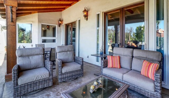 11606 Mesa Verde Dr, Valley Center, CA 92082 - view of patio featuring outdoor lounge area