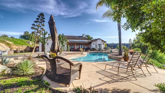 11606 Mesa Verde Dr, Valley Center, CA 92082 - outdoor pool featuring a patio area