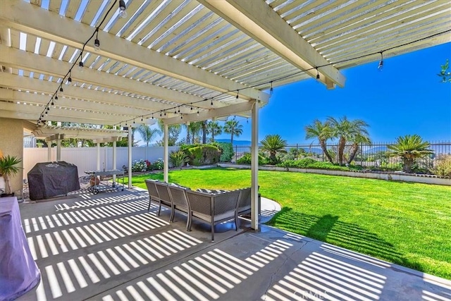 32091 Camino Nunez, Temecula, CA 92592 - view of patio / terrace with a pergola and a grill