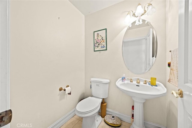 1526 S 2nd Ave, Arcadia, CA 91006 - half bathroom featuring toilet and tile patterned floors
