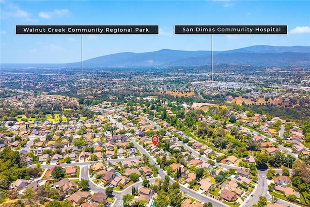 925 Calle Hermosa, San Dimas, CA 91773 - view of property location with a mountain backdrop