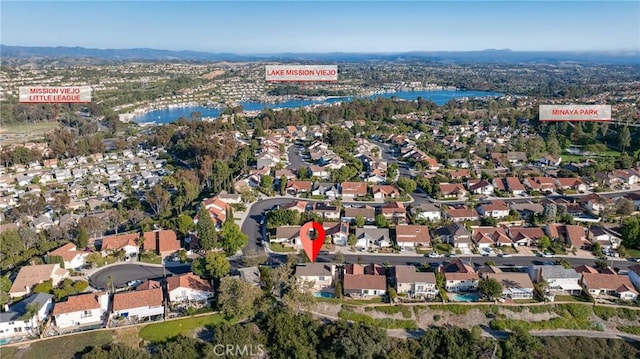 27591 Cenajo, Mission Viejo, CA 92691 - aerial view of property's location with a nearby body of water