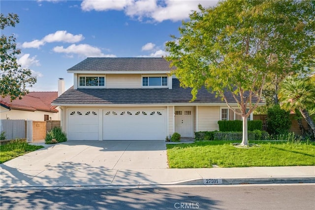 27591 Cenajo, Mission Viejo, CA 92691 - traditional-style house with concrete driveway and an attached garage