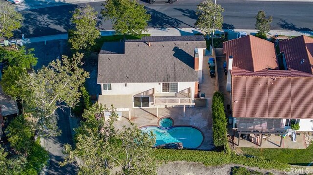 27591 Cenajo, Mission Viejo, CA 92691 - aerial view of property and surrounding area with a pool area