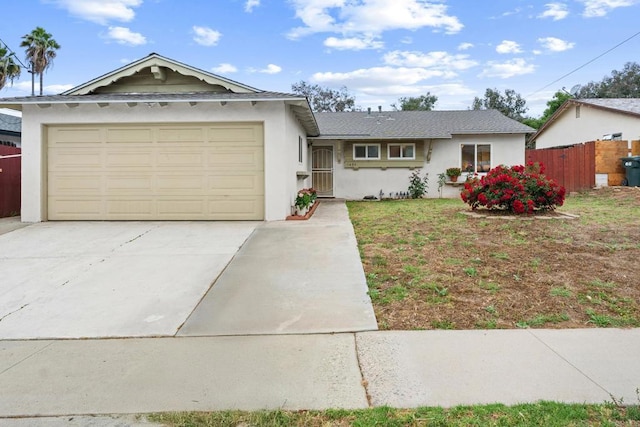 1409 Taft St, Escondido, CA 92026 - ranch-style home featuring stucco siding, driveway, and a garage