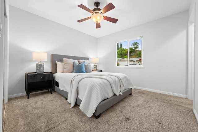 1409 Taft St, Escondido, CA 92026 - bedroom featuring carpet flooring, baseboards, and a ceiling fan