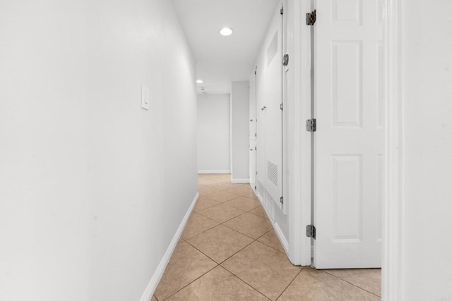 1409 Taft St, Escondido, CA 92026 - corridor with light tile patterned floors, recessed lighting, and baseboards