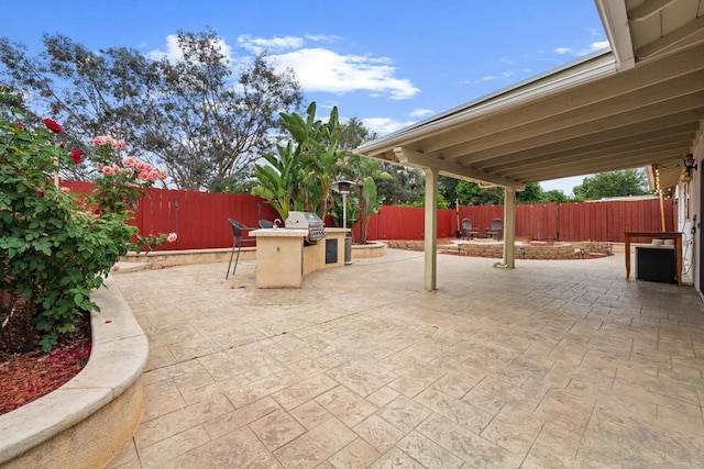 1409 Taft St, Escondido, CA 92026 - fenced backyard with a patio and grilling area
