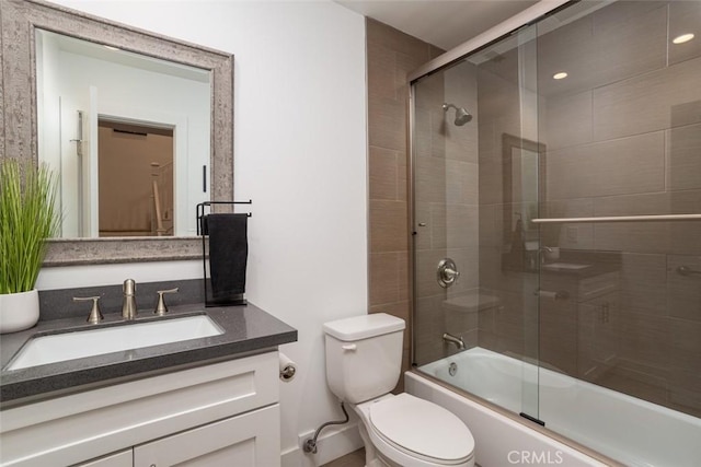 1792 Kenwood Pl, Costa Mesa, CA 92627 - full bath with vanity and shower / bath combination with glass door
