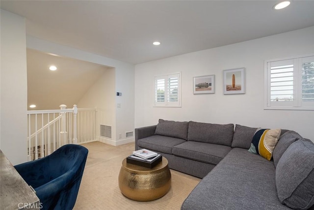 1792 Kenwood Pl, Costa Mesa, CA 92627 - living area featuring carpet floors and recessed lighting
