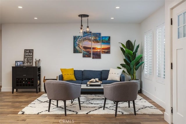 1792 Kenwood Pl, Costa Mesa, CA 92627 - living area with wood finished floors and recessed lighting