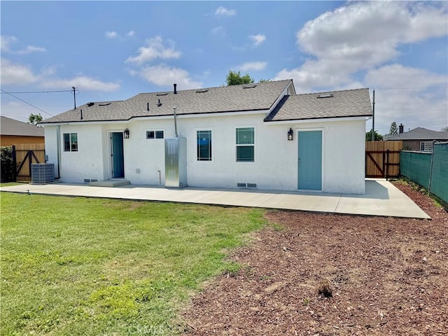 610 N Northwood Ave, Compton, CA 90220 - back of house with a patio, a fenced backyard, stucco siding, and roof with shingles