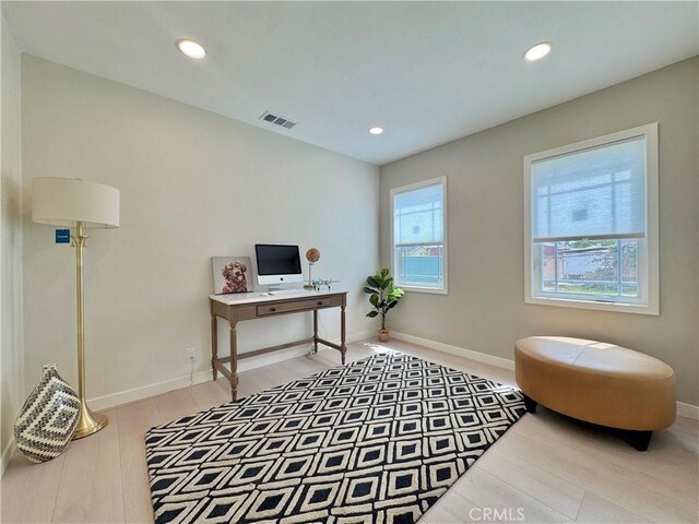610 N Northwood Ave, Compton, CA 90220 - office with wood finished floors and recessed lighting