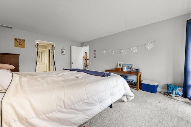 2537 Navarra Dr Unit 9B, Carlsbad, CA 92009 - bedroom featuring carpet flooring, baseboards, and ensuite bath