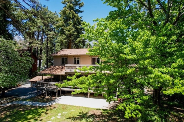 21645 Jobs Peak Rd, Cedarpines Park, CA 92322 - view of back of house