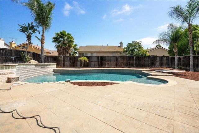 29589 Hazel Glen Rd, Murrieta, CA 92563 - view of swimming pool with a patio and a fenced backyard
