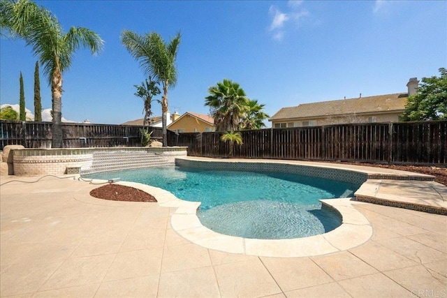 29589 Hazel Glen Rd, Murrieta, CA 92563 - view of swimming pool with a fenced backyard and a patio