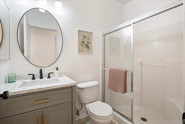 29589 Hazel Glen Rd, Murrieta, CA 92563 - bathroom with a shower stall and vanity