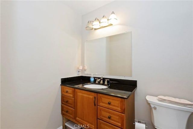 9614 Peach Ave, Hesperia, CA 92345 - half bathroom featuring vanity and toilet