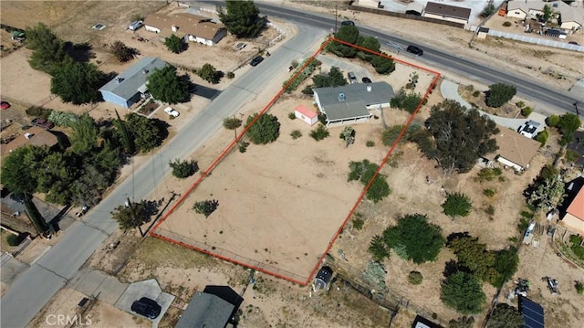 9614 Peach Ave, Hesperia, CA 92345 - aerial view of property's location with property boundaries highlighted