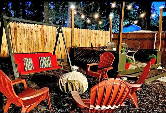 918 W Aeroplane Blvd, Big Bear City, CA 92314 - view of fenced backyard
