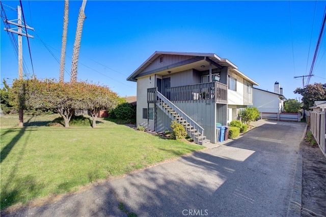 866 Brighton Ave, Grover Beach, CA 93433 - view of front facade with a front yard and stairs
