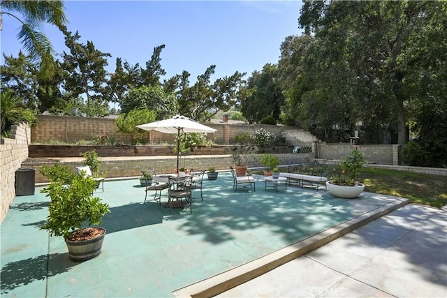23538 Arlen Dr, Newhall, CA 91321 - view of pool featuring a fenced backyard and a patio