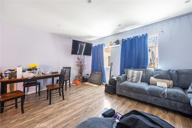 11100 S Normandie Ave, Los Angeles, CA 90044 - living area featuring wood finished floors