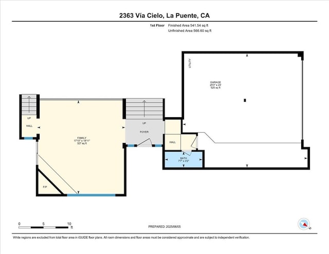 2363 Via Cielo, Hacienda Heights, CA 91745 - property floor plan